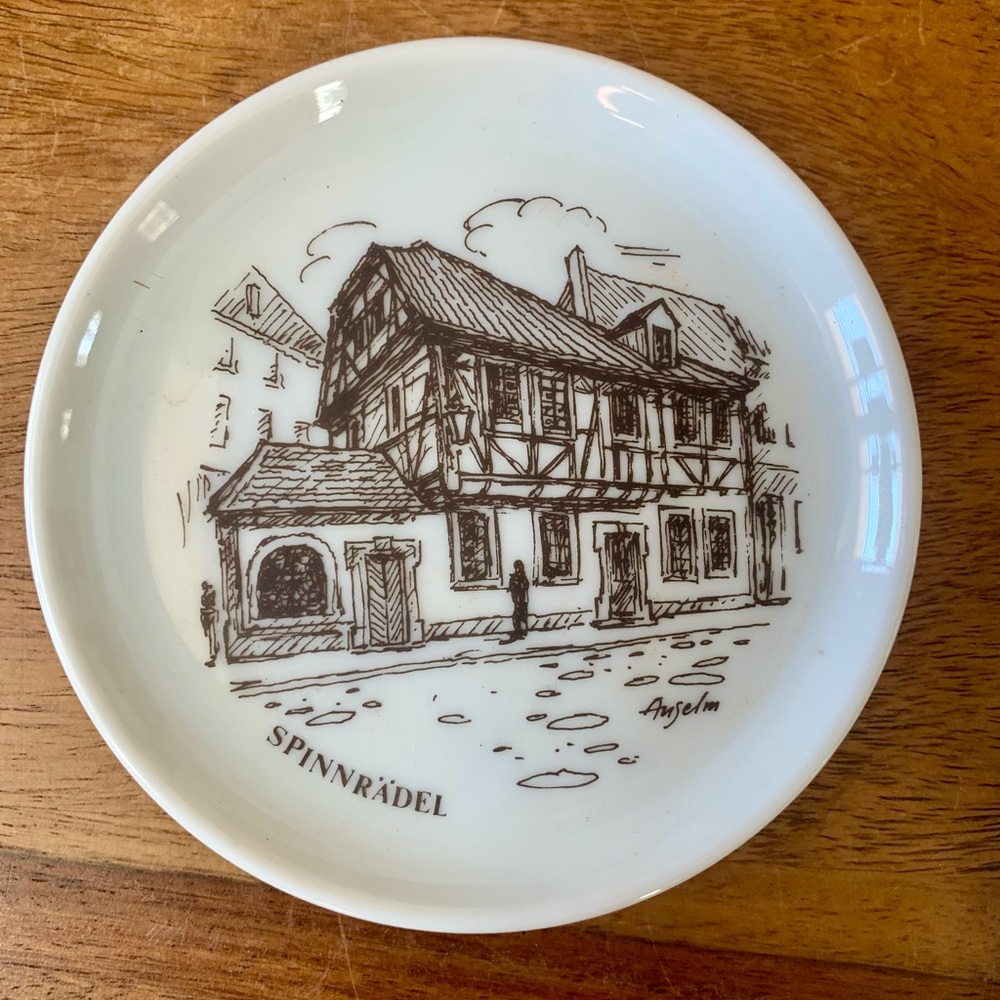 Limited Edition Plates West Germany Spinnradel Stadthaus Pfalzgalerie - Picture 5 of 7